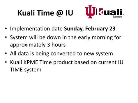 You may be asked to approve, acknowledge, complete, or get an "FYI" for each eDoc in your Action List. . Kuali time iu